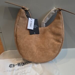 4th & Reckless Tan Hobo Bag